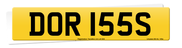 Registration number DOR 155S